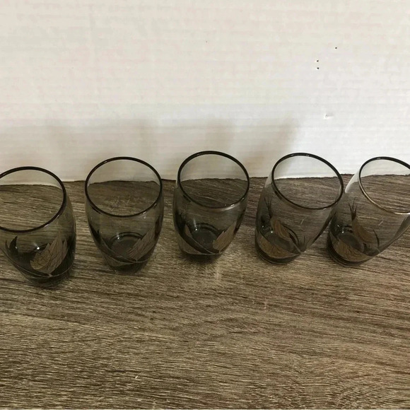 Vtg  Silver Overlay Shot Glasses - Picture 3 of 7